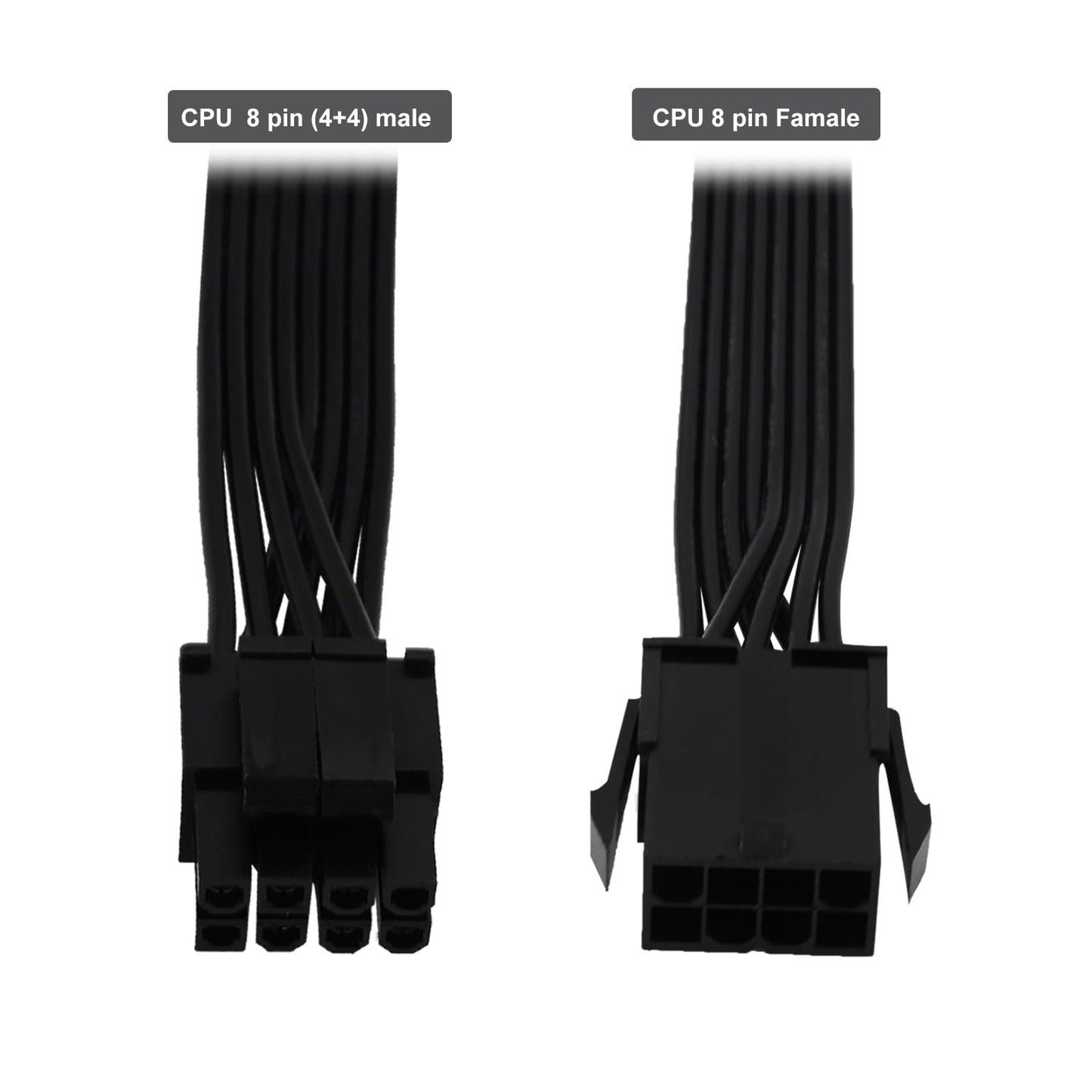 Comeap (2-Pack Cpu 8 Pin Extension Cable