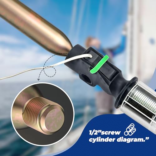 33G Co2 Cartridge Cylinder for Life Vest,Accessory for C02 PFD Rearming Kit,for Auto/Manual Inflating Life Jacket,for Adul...