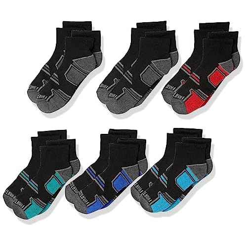 Fruit of the Loom boys Everyday Active Ankle Socks (12 Pack)