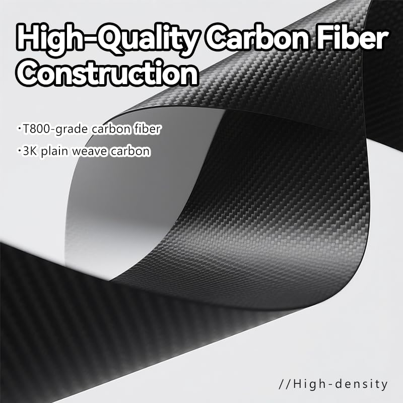 Kealing Carbon Fiber Trekking Poles, Set of 2 Folding Poles, 5 Sections, Ultralight, Trekking and Mountaineering, with Erg...