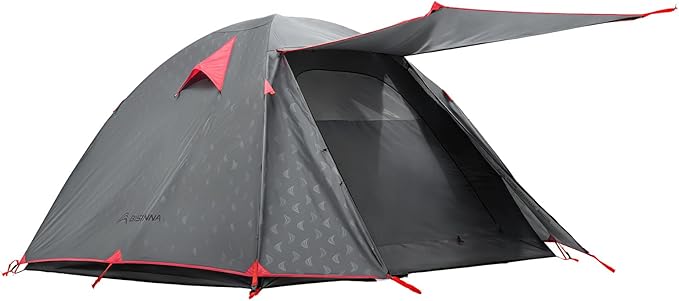 BISINNA Lightweight 3 Season Camping Tent for 2/2.5/3 Person, Waterproof UPF40+ Backpacking Tent with Double Layer Ventila...