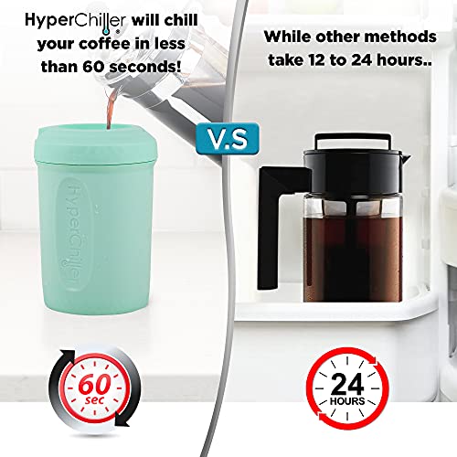 HyperChiller HC2M# Patented Iced Coffee/Beverage Cooler, NEW, IMPROVED,STRONGER AND MORE DURABLE! Ready in One Minute, Reu...