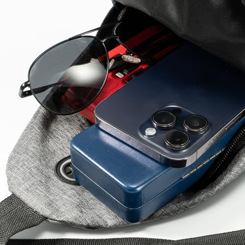Classic Crossbody Sling Bag for Men Small Mens Sling Backpack for Traveling Hiking Outdoors Daypacks
