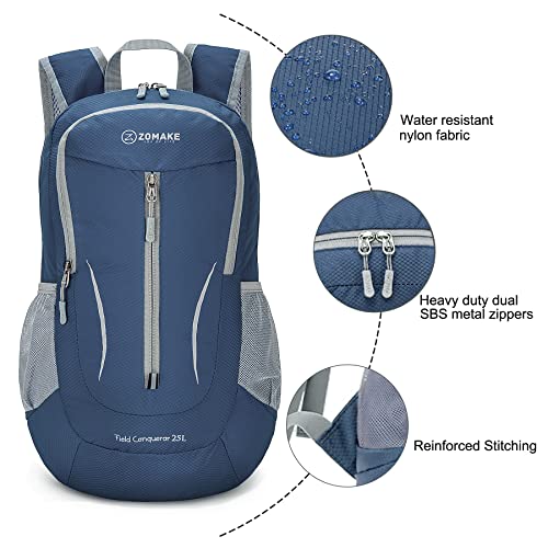ZOMAKE Ultra Lightweight Packable Backpack 25L - Foldable Hiking Backpacks Water Resistant Small Folding Daypack for Trave...
