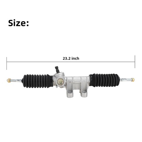 Roykaw Golf Cart Steering Gear Box Assembly Replacement with Tie Rod Ends Compatible with Yamaha G29/Drive Gas & Electric Models, Steering Rack and Pinion, Durable and Sturdy, OEM# JW1-F3400-00