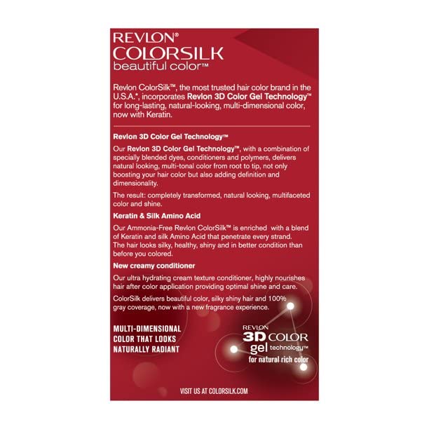 Revlon Colorsilk Beautiful Color Permanent Hair Color, (OLD VERSION) 05 Ultra Light Ash Blonde (Pack of 3)