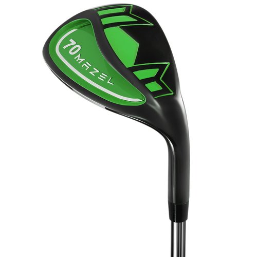 MAZEL Golf Wedge for Men & Women - Forged Lob Wedge,Escape Bunkers and Quickly Cuts Strokes Around The Green,High Loft Golf Club Wedge (Green, 70 Degree)