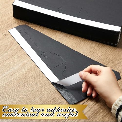 Marspark 12 Pack Poster Stand Self Stick Easel Back Poster Board Stand Convenient Peel and Stick Self Adhesive Easels Disp...