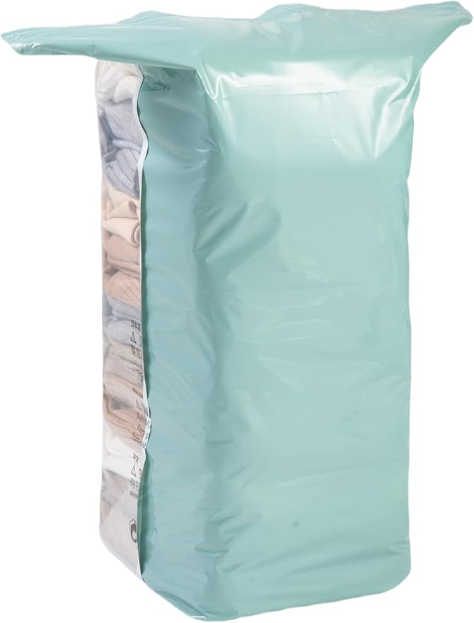 NeatNest 6 Pack Cube Vacuum Storage Bags – 3 Medium & 3 Large, Box-Shaped Space Saver Bags with Vacuum or Hand Press, Durable PE+PA Material for Comforters, Clothes, Pillows