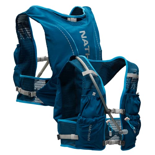 Nathan VaporAir Lite 4 Liter Vest & Hydration Pack with 2L Bladder, Front Water Bottle Pockets, Soft & Breathable Material...