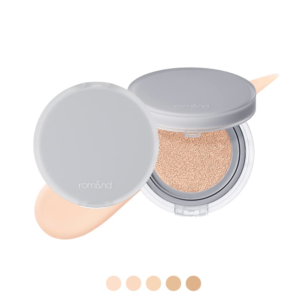 Rom&nd Nu Zero Cushion (05 Sand 25) Long Lasting, High Coverage, Semi Matte Finish, Flawless Complexion Without Cakey Face, Make