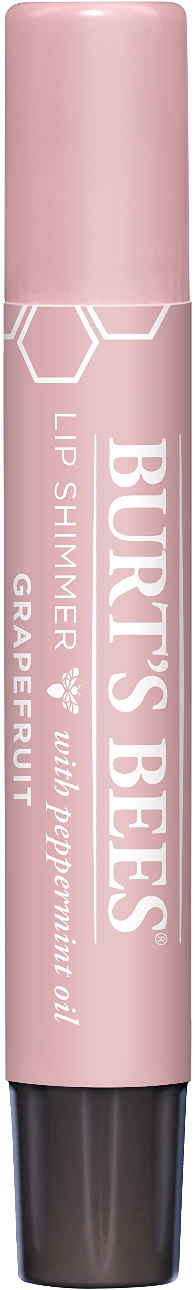 Burt's Bees Lip Shimmer, Grapefruit 0.09 oz (Pack of 2)