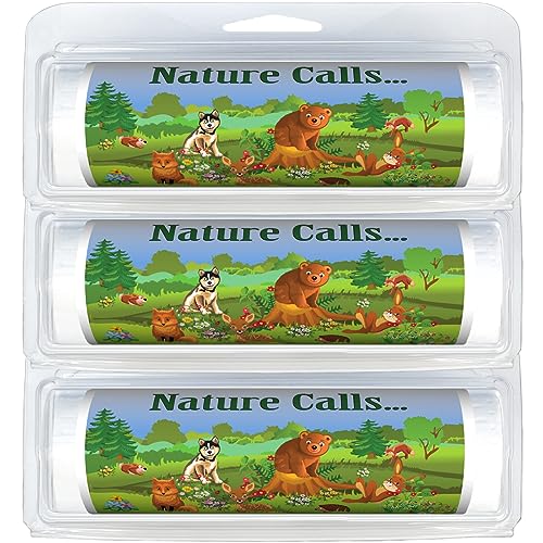 Premium Travel-Size | Eco-Friendly & Biodegradable | Toilet Paper Rolls | Convenient Plastic Dispenser | Camping, Hiking &...