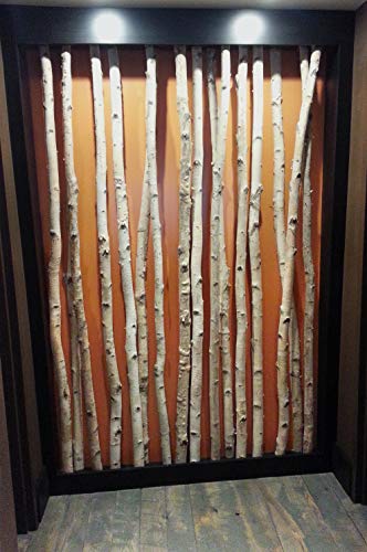 Wilson Decorative Birch Poles 8ft (3 Poles 1 1/2"-2 1/2" Dia.)