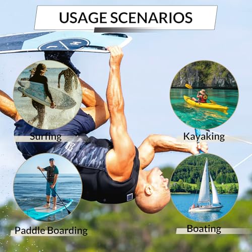 Jetpilot Unisex Adult Life Jacket, Shaun Murray Neoprene Life Vest, USCG and Transport Canada Approved PFD, Great for Padd...