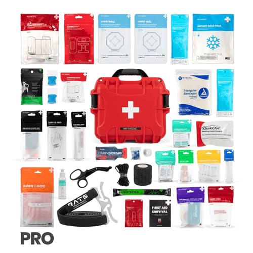 My Medic MYFAK Mini Pro Waterproof First Aid Kit - Emergency Medical & Survival Essentials, Supplies, & Must Haves For Ca...
