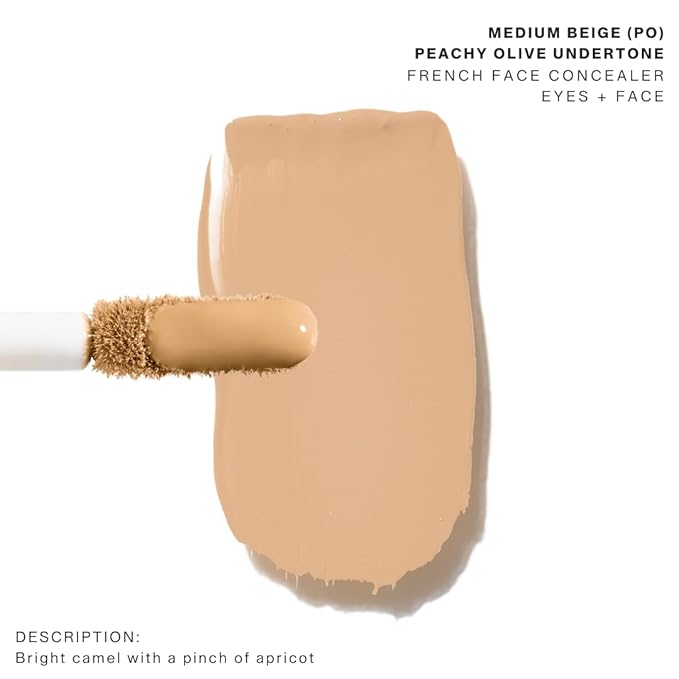 Maxine's Revenge FRENCH FACE CONCEALER | Hydrating & Blurring for Eyes + Face (Medium Beige)