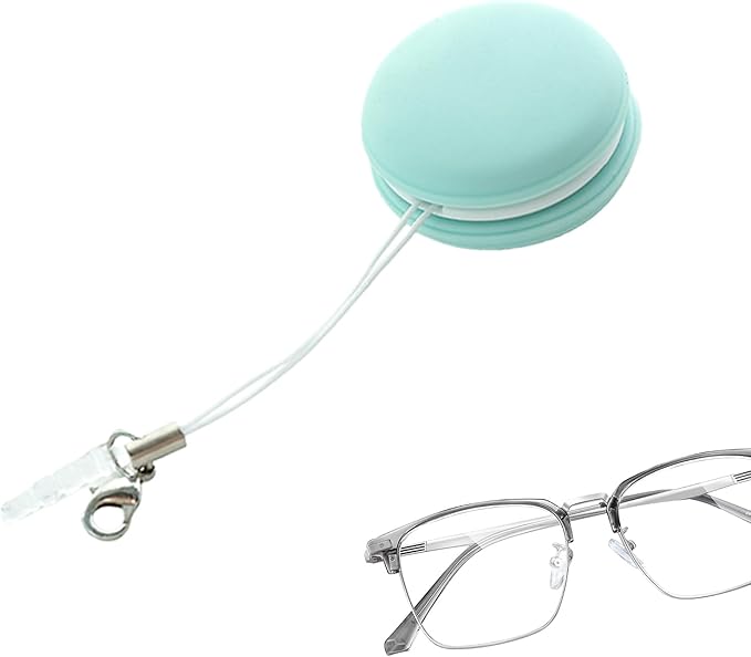 Portable Cell Phone Cleaner, Handy Glass Cleaning Pendant, 1.6 Inches Phone Wipe Ball with Soft Pad, Microfiber Material Screen Polisher with Gentle Touch, Electronic Cleaning Accessory for Home, Mult