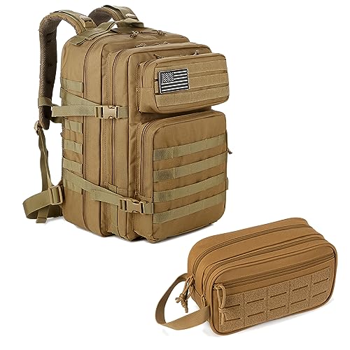 QT&QY 45L Tactical backpack Tactical Toiletry Bag