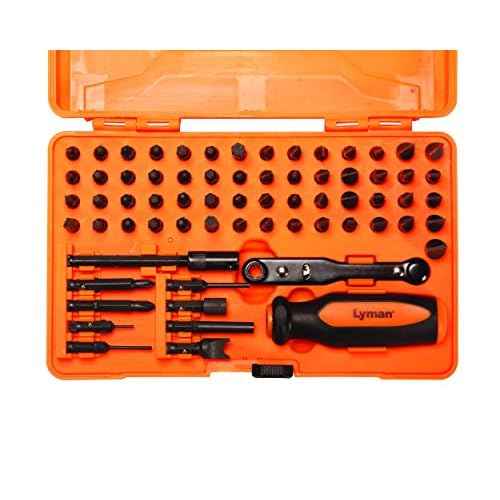Lyman Master Gunsmith Multi Tool Kit Includes Hex Torx Flathead Phillips and Specialty Bits