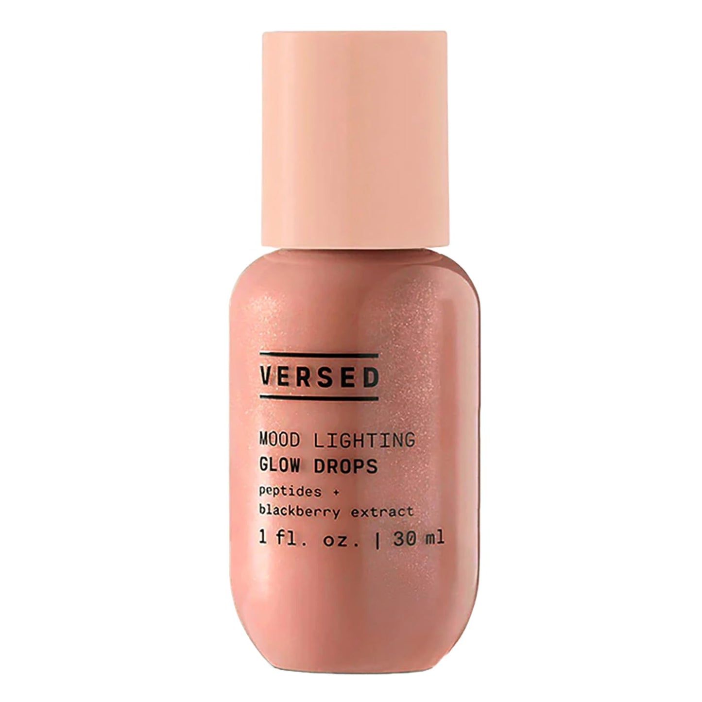 Versed Mood Lighting Glow Drops, Rose - Liquid Blush & Liquid Highlighter Drops with Illuminating Light-Reflecting Pigments for