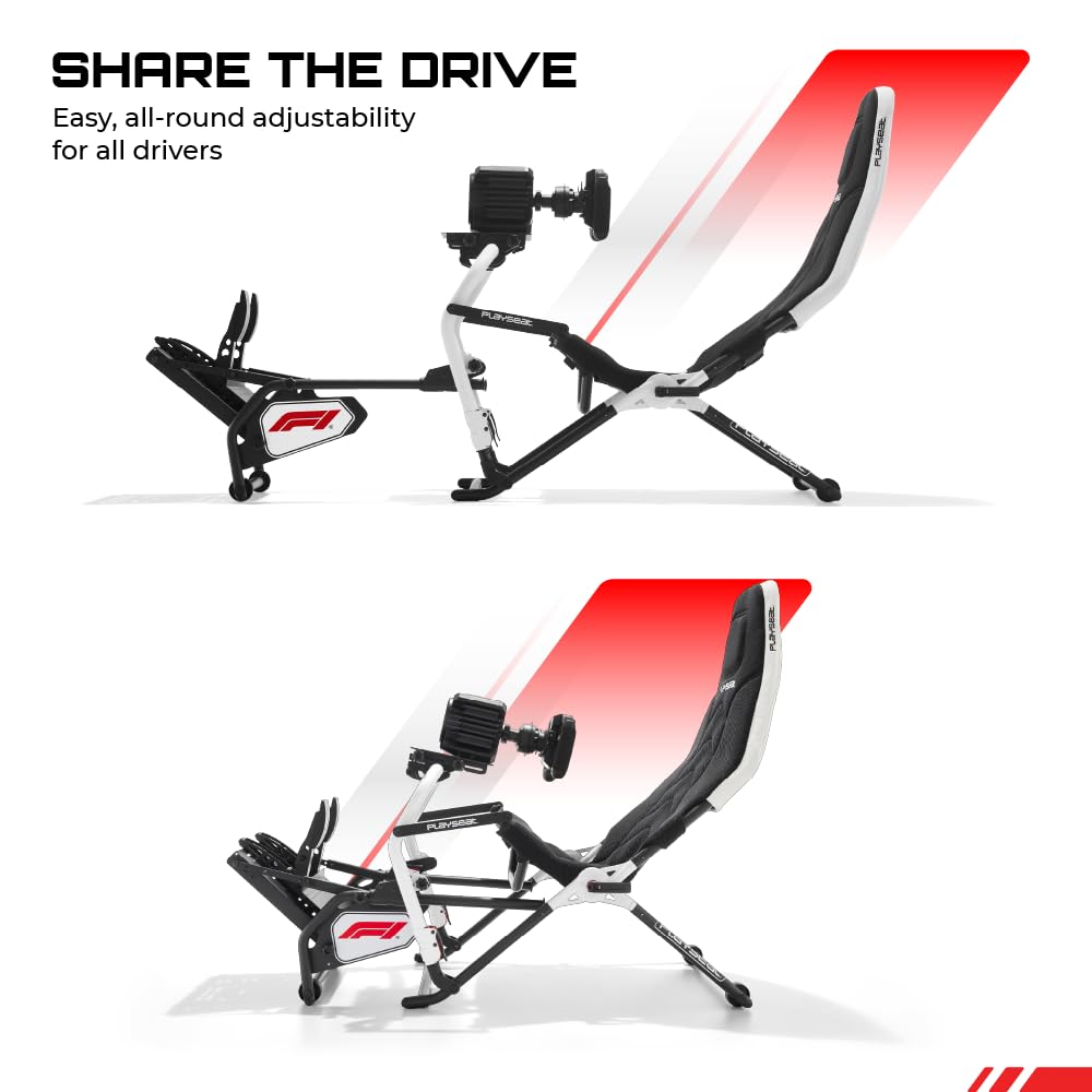 Playseat® Challenge DD - F1® Edition, Foldable Racing Simulator Cockpit, Direct Drive, Logitech, Thrustmaster, Moza, Fanatec, Formula Racing Simulator