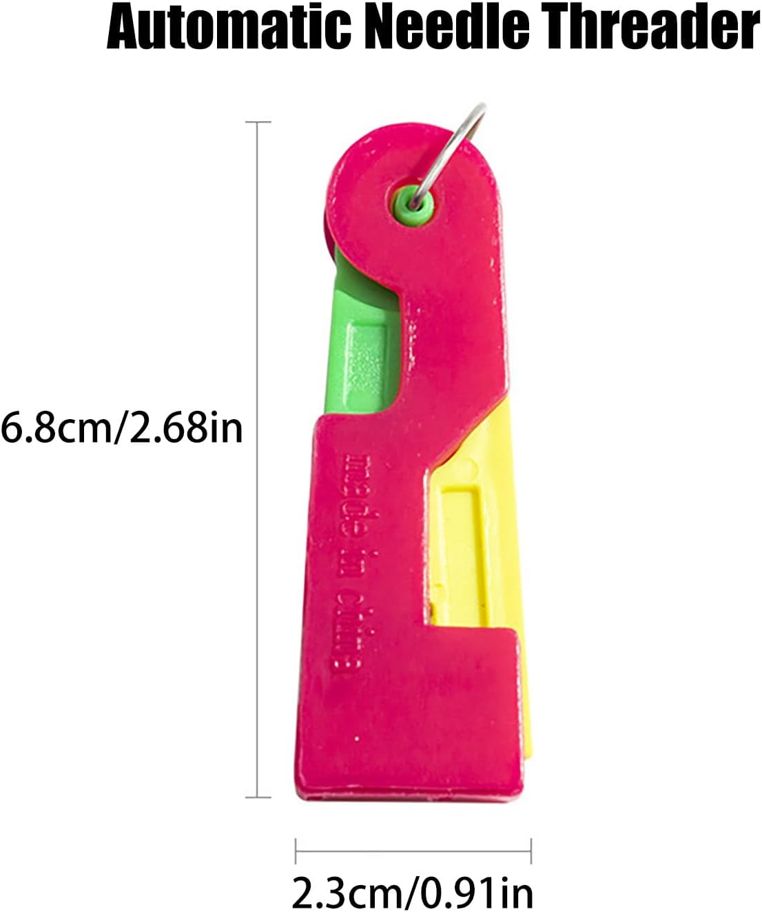 Automatic Needle Threader - 2025 New Plastic Quick-Loop Device for Hand Sewing, Embroidery, & Cross-Stitch Crafts, Universal Compatibility Across Various Sewing Machines (18)