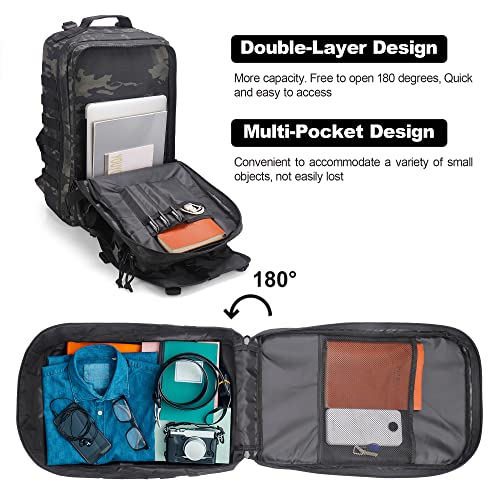 YOUNGOA Motorcycle Helmet Backpack Bag for Men with Hard Hat Carrier/Storage, Riding Backpack, Motorcycle Accessories/Gifts