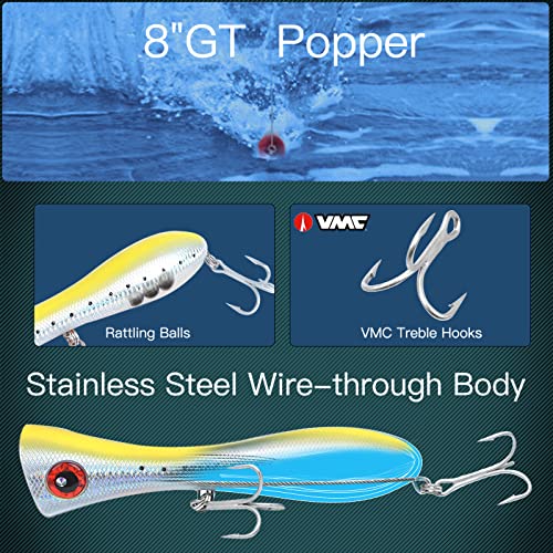 Dr.Fish Surf Fishing Rod and Reel Combos Saltwater Fishing Gear Set 12ft Surf Rod 10000 Reel Offshore Inshore Casting Pole...