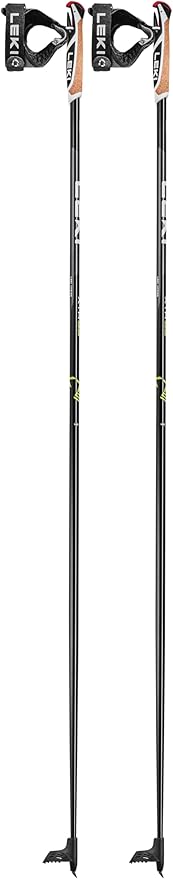 LEKI XTA 5.5 Lightweight Aluminum Cross-Country Ski Poles for Nordic Skiing