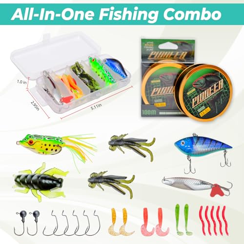 Telescopic Fishing Rod and Reel Combo, 6.89FT 7.89FT Collapsible Fishing Kits, Carbon Fiber Fishing Pole Spinning Reel Lur...