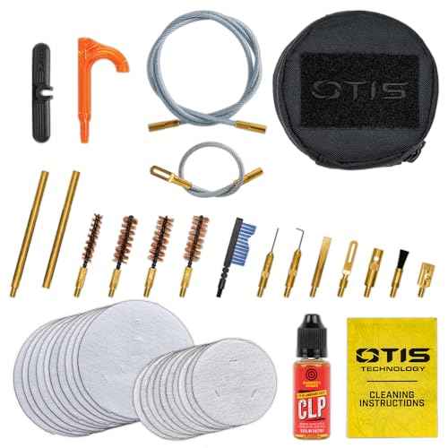 Otis .223 Cal/5.56mm Rifles & 9mm, .40 Cal, .45 Cal Pistols & Sub Guns Cleaning Kit, Portable & Durable Design (FG-223-645)