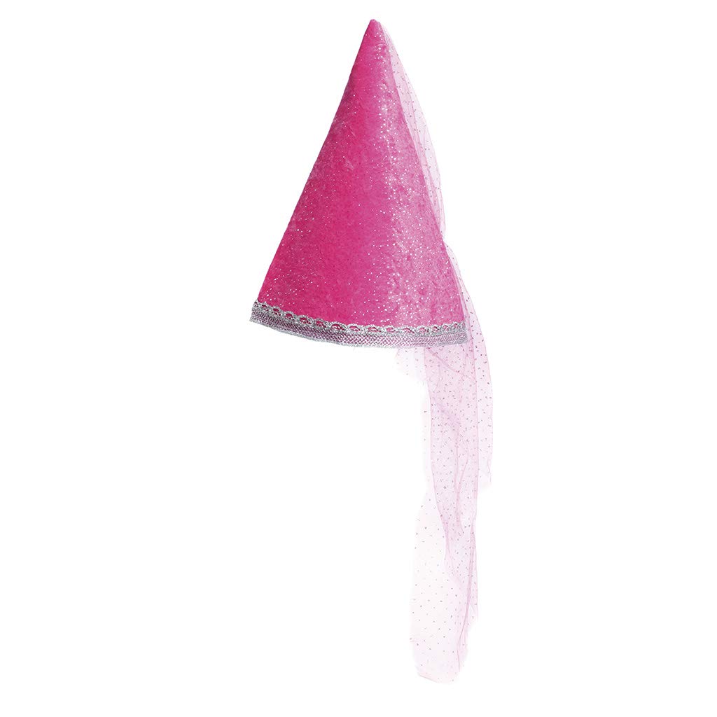 Great Pretenders Diamond Sparkle Princess Hat for Girls, Pink & Silver | Classic Princess Dress-Up Accessory