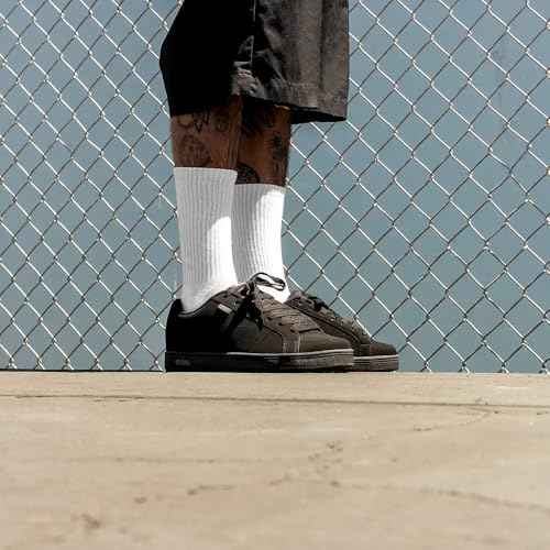 Etnies Kingpin Men's Skateboarding Shoe Classic Puffy Sustainable, Comfortable & Durable Footwear with Die-Cut EVA Insole - Black/Black - 14