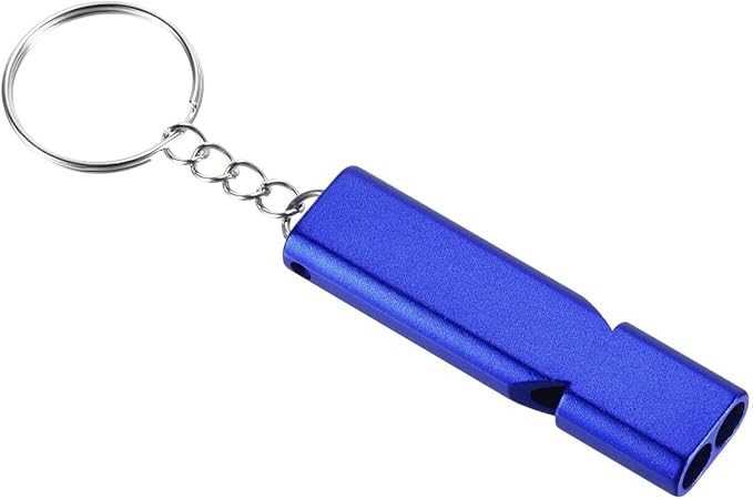 Emergency Survival Whistle with Keychain for Outdoor Rescue Signaling Loud