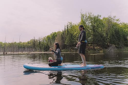 Pelican Boracay Premium Inflatable Stand Up Paddle Board - 3 Pieces SUP Paddle - Accessories, Leash, Hand Pump & Carry Bag...