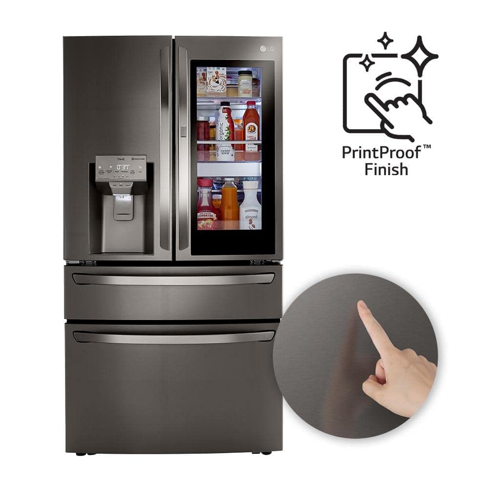 LG 23 cu. ft. Smart wi-fi Enabled InstaView™ Door-in-Door® Counter-Depth Refrigerator with Craft Ice™ Maker