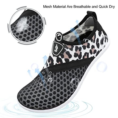 JIASUQI Athletic Hiking Beach Water Shoes Barefoot Aqua Swim Sports Walking Shoes for Women Men