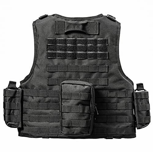 YAKEDA Adjustable Tactical Airsoft Training Vest | Camping, Fishing, Hunting,Gift for Halloween and New Year