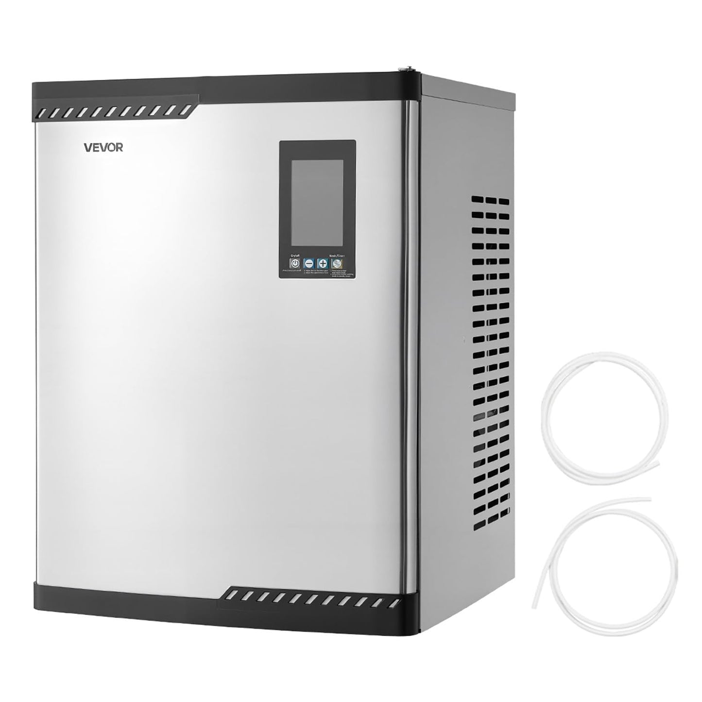 VEVOR Commercial Ice Maker Machine - Head, 800 Lbs/Day Stainless Steel Ice Machine with Scheduled Ice-Making, Self-Cleaning, Adjustable Thickness, Ideal for Restaurant Bar Cafe Hotel - Head Only