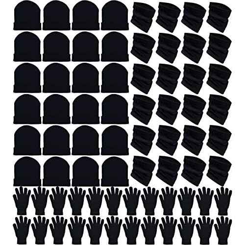 72x Winter Gloves, Beanies, Neck Warmers Unisex Bulk Pack Donation Charity Care Package Bundle