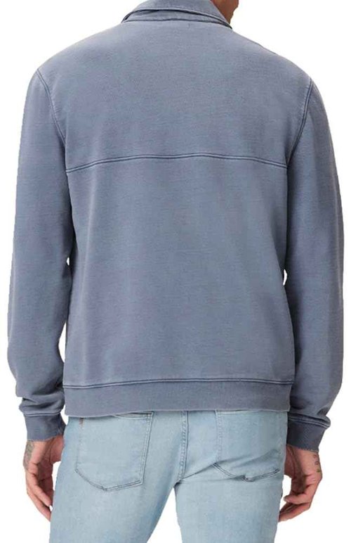 PAIGE Men's Davion Quarter Zip Pullover, Vintage Ink Pot