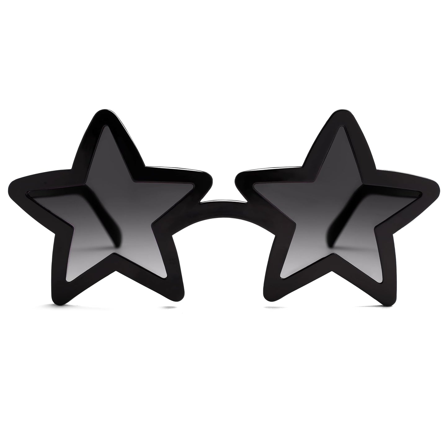 VANLINKER Colorful Star Shape Sunglasses Party Glasses VL9839,Black