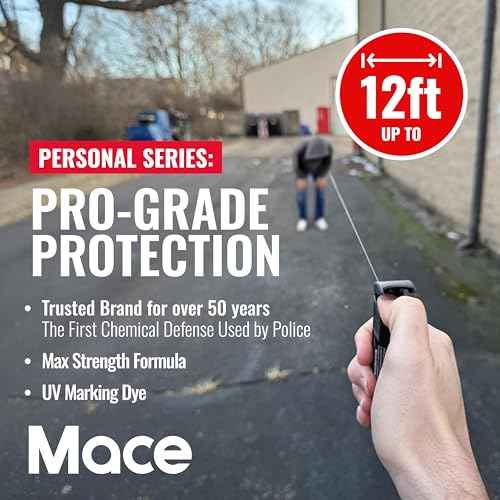 Mace 2-in-1 Rechargeable Stun Gun for Self Defense - High Voltage Electric Power, Bright LED Light, Easy to Use Safety Switch, Personal Protection Self Defense for Women & Men