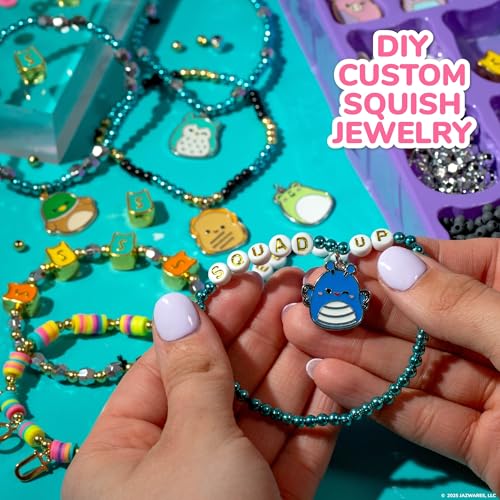 Original Squishmallows Bracelet Design Set, Cute & Friendship Bracelet Kit, Jewelry Making Kit, Charm Bracelet Making Kit,...