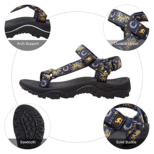 CAMEL CROWN Hiking Sport Sandals for Women Anti-skidding Water Sandals Comfortable Athletic Sandals for Outdoor Wading Beach
