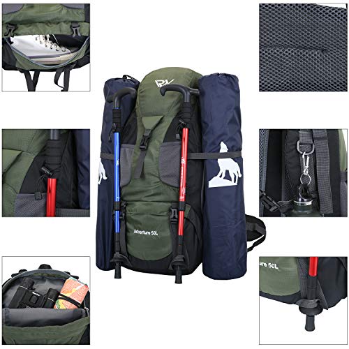 Russel Molly Hiking Backpack, 50l Camping Lightweight Bag for Outdoor