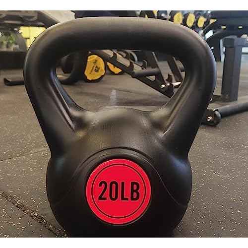 Fitvids ?Wide Grip 3-Piece Kettlebell Exercise Fitness Weight Set, Include 5 lbs, 10 lbs, ?15 lbs? and 20 lbs, Set of 3 or Set of 4