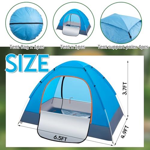 Wowangce Camping Tents for Homeless Bulk Homeless Backpacking Supplies 2 Person Pop up Adult Waterproof Instant Easy Setup...
