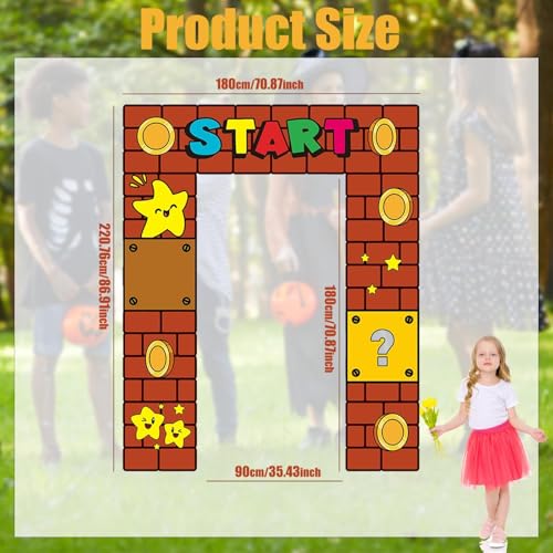 Super Brother Birthday Party Decorations Super Bros Porch Banner Backdrop Video Party Supplies Door Decoration Banner Phot...